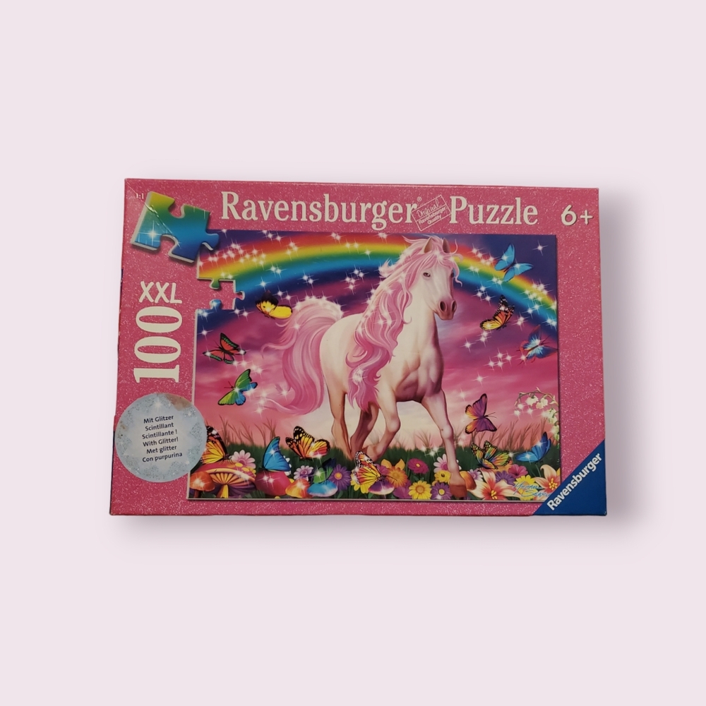 Ravensburger Glitter Horse Puzzle 100 XXL pieces.